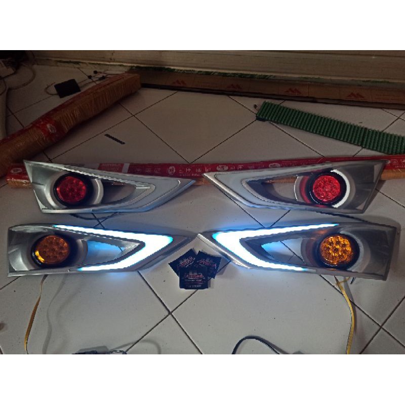 Cover Lampu Foglamp Sigra Custom Jetbus Bemper Truck 12v & 24v