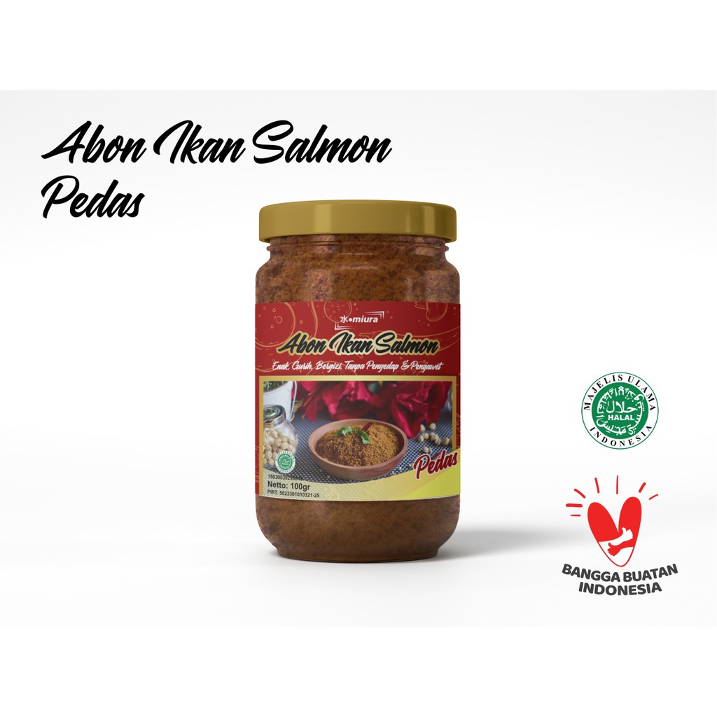 

Abon Ikan Salmon Pedas Miura 100gr