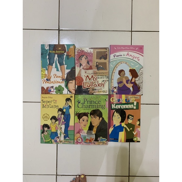 preloved buku bekas second novel teenlit remaja sekolah
