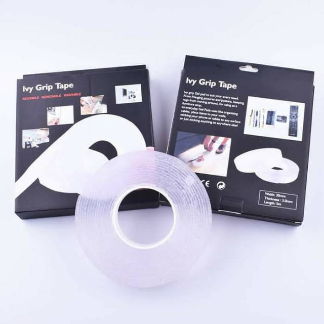 

IVY GRIP TAPE REUSABLE AND WASHABLE / IVY GRIP TAPE DOUBLE TAPE MULTIFUNGSI