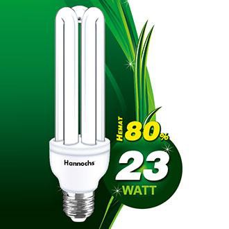 Lampu Hannochs PLC 2U, 3U ( Lampu Hemat Energi)