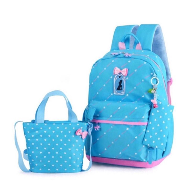 Tas Ransel Disney Anak Tk,sd,smp,Tas Ransel Karakter Free Ransel anak perempuan Cod/Tas Sekolah untuk Anak Perempuan Anak Laki-laki Sekolah Dasar Ransel Besar Nilon Kartun Cetak