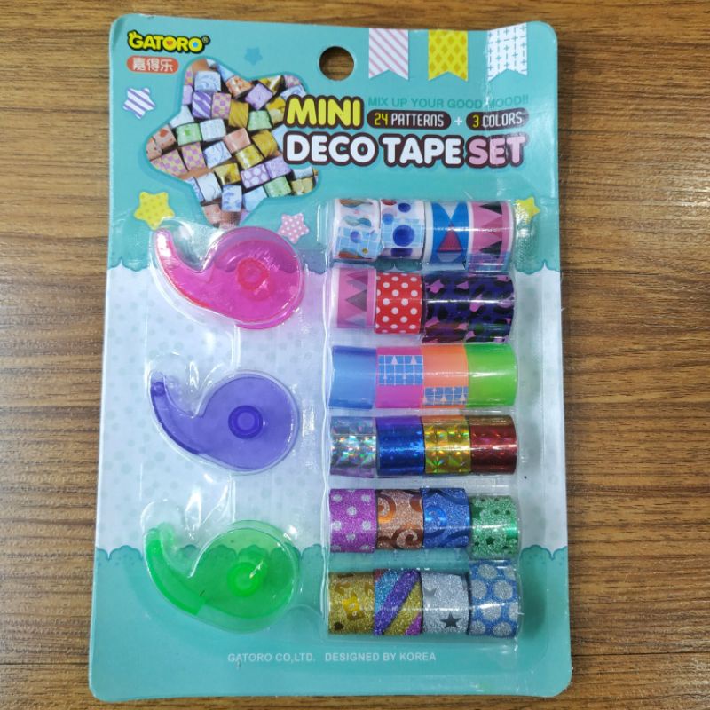 SELOTIP GAMBAR METALIK DECO TAPE SET MH1585