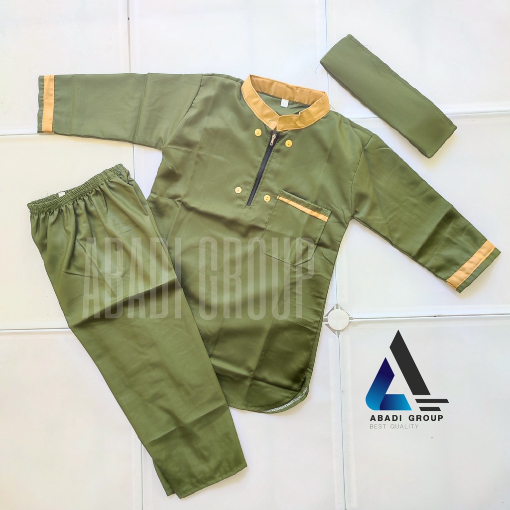 STELAN KOKO ANAK MUSLIM LAKI LENGAN PANJANG USIA 1-12 TAHUN