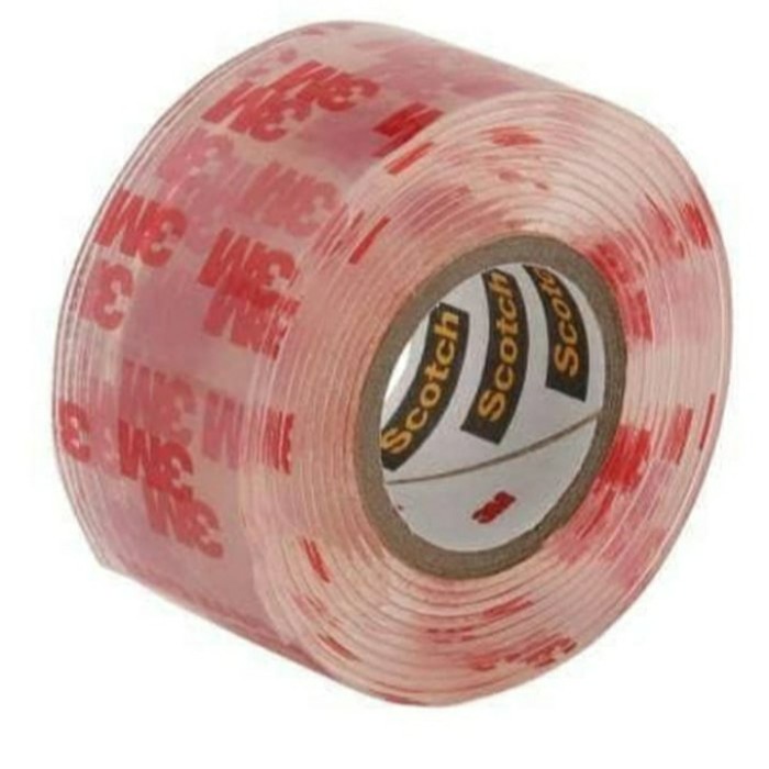 

Promo Bulan Ini 3M Mounting Tape Outdoor Clear 4010C Scotch Double Tape 21Mm X 2M Gilaa!!!