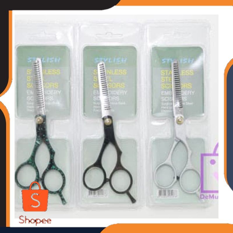 

WW 308 Gunting Sasak Gerigi Stylish Stainless Steel Scissors