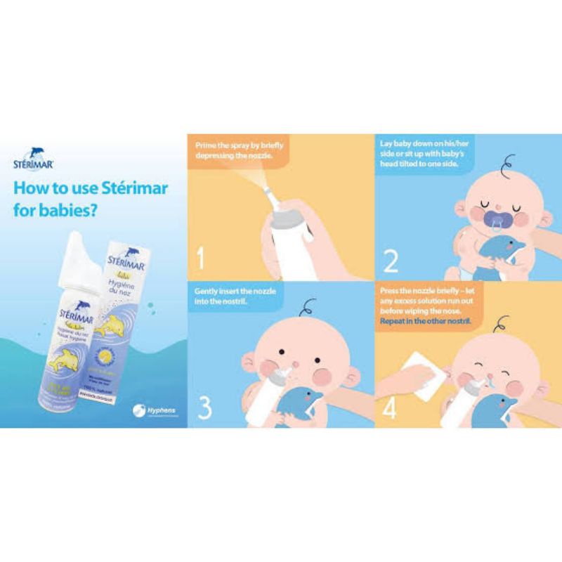 Sterimar Baby Nose Hygiene 50ml Spray Pelega dan Pembersih Ingus Bayi