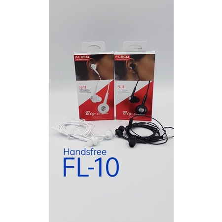 HANDSFREE FLECO FL10/ EARPHONE FLECO FL10 Black And White