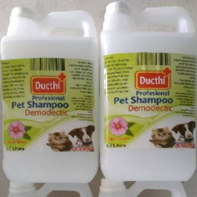 shampo anjing medicated jamur, kutu, scabies, caplak, demodex jrigen 5 L