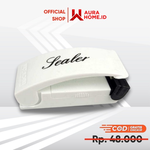 Mini Hand Heat Sealer / Perekat Press Plastik Sealer Makanan Snack Snek Es Krim Jajan Jajanan Jualan