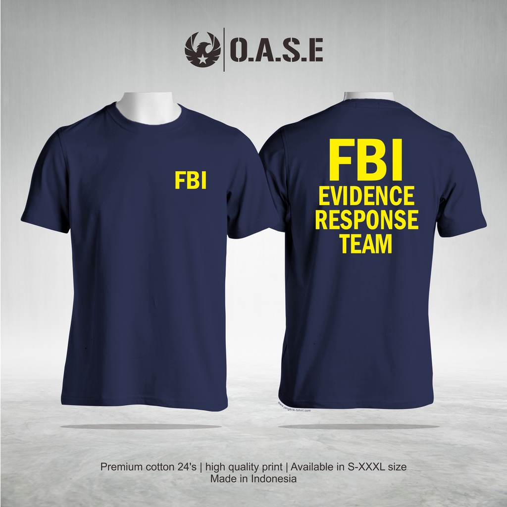 Kaos/ T-shirt FBI EVIDENCE RESPONSE TEAM