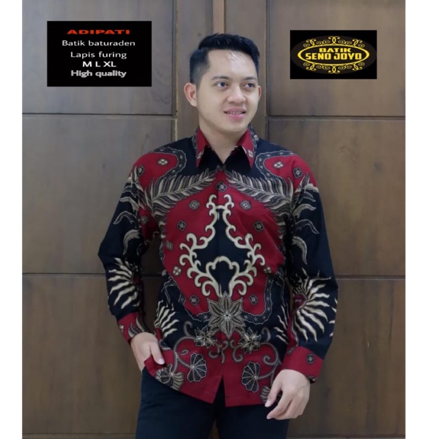 BATIK PRIA ADIPATI FULL FURING KATUN HALUS SIZE S-XXL HIGH QUALITY