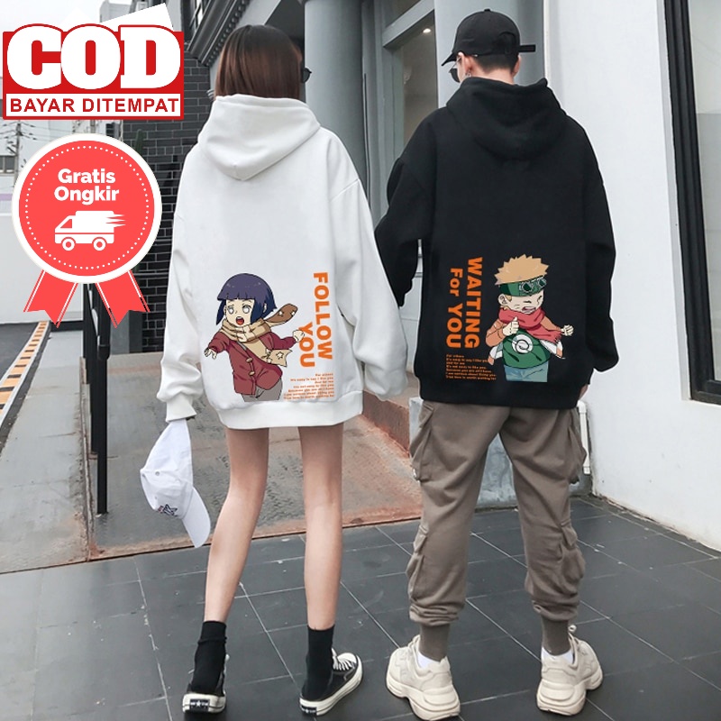 PROMO COD Hoodie Couple Pasangan Pria Wanita Hoodie Uniseks Akatsuki Hinata Harajuku Pakaian Pasangan Hoodie Pria Cetak Anime Jepang Pakaian Jalanan Kaus Kasual Fashion