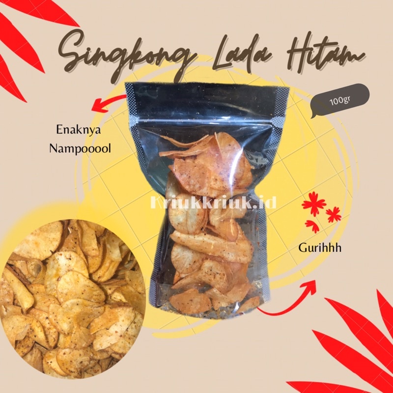 

Singkong lada hitam viral 10gr || by kriukkriuk.id