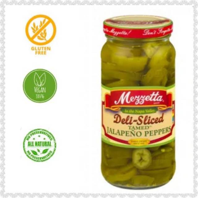 

MEZETTA DELI-SLICED TAMED JALAPENO PEPPERS,16 oz