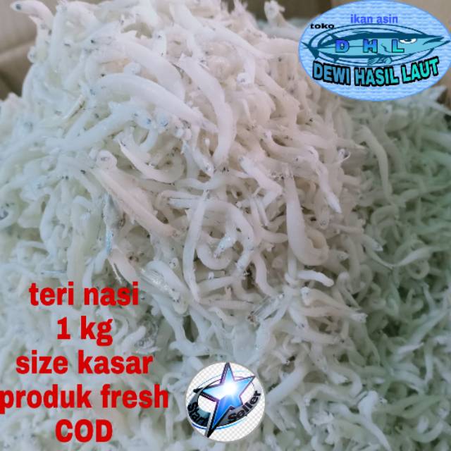 

Ikan asin teri nasi kasar 1 kg
