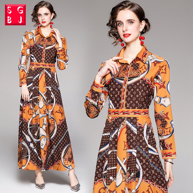 SGBJ Baju Gamis Formal Fashion Dress Muslim Pesta Panjang Vintage Dress Wanita