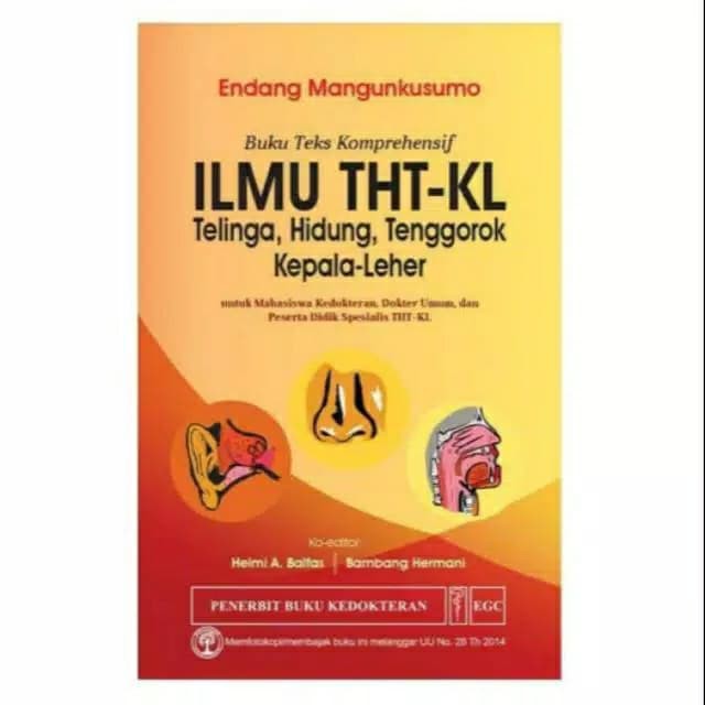 Buku Ilmu THT-KL Telinga Hidung Tenggorokan Kepala-Leher.original