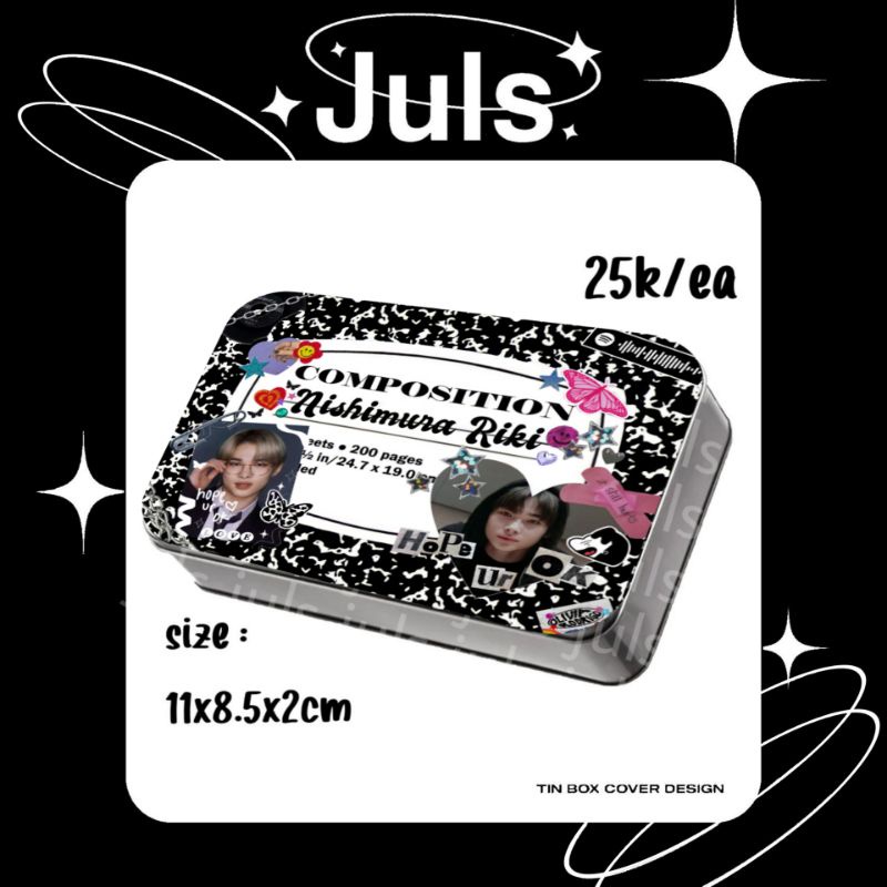 (READY STOCK) Tin Case Enhypen Composition Edition (baca desk)