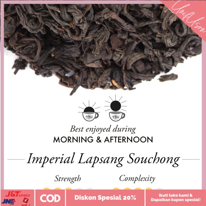 

⭐COD⭐ TWG Tea ǀ Imperial Lapsang Souchong, Cotton Teabag
