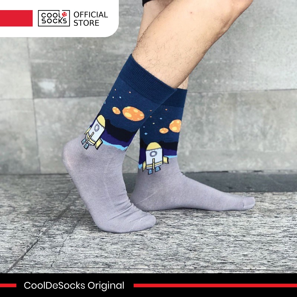 Kaos Kaki CoolDeSocks Original | Spaceship Landing