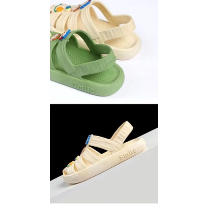 Sandal Crocs Gladiator Eva Toys Wanita Tali Slip On Wanita Import High Quality RF