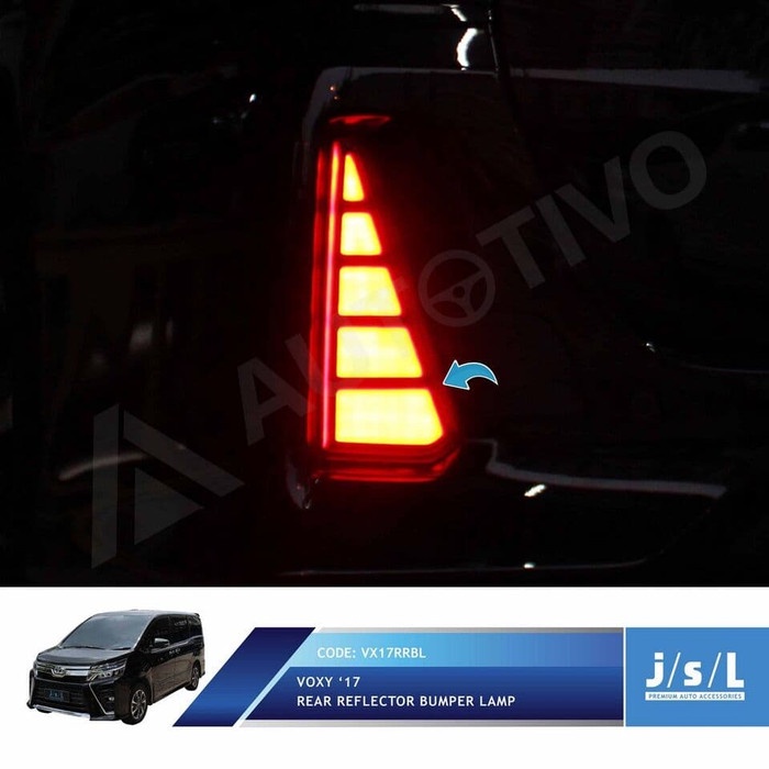 Lampu Reflektor Toyota Voxy Bumper Belakang