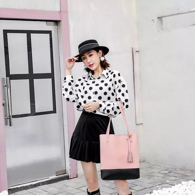 TUGUFAMILY - [RESLETING] RUMBAI TOTEBAG KANVAS UKURAN 35X40 CM MUAT LAPTOP | TOTEBAG KERJA, KULIAH, SEKOLAH | TOTEBAG TRAVELLING | TOTEBAG DUA WARNA | TOTEBAG HITAM, PINK, ABU, COKLAT, KREM