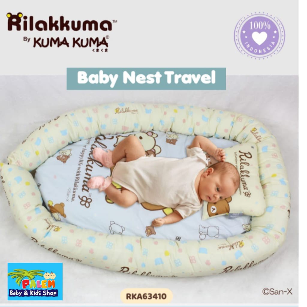 Rilakkuma Kuma Kuma Kasur Baby Nest Travel