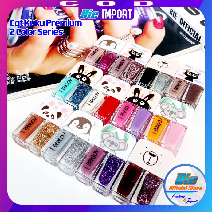 Kutek Kuku 2 in 1 Color Premium impor Best Seller