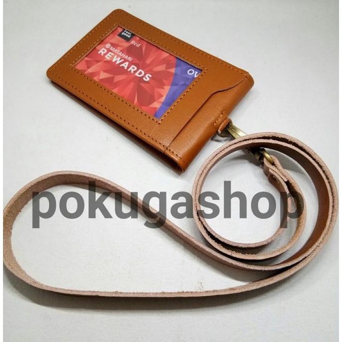 

[[COD]] nametag kulit asli /name tag kulit /id card holder/id tag holder kulit OBRAL Kode 864