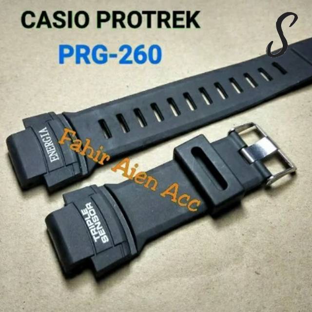 TALI STRAP CASIO PRW3500 RUBBER STRAP TALI JAM TANGAN CASIO PROTREK PRW-3500 PRW 3500