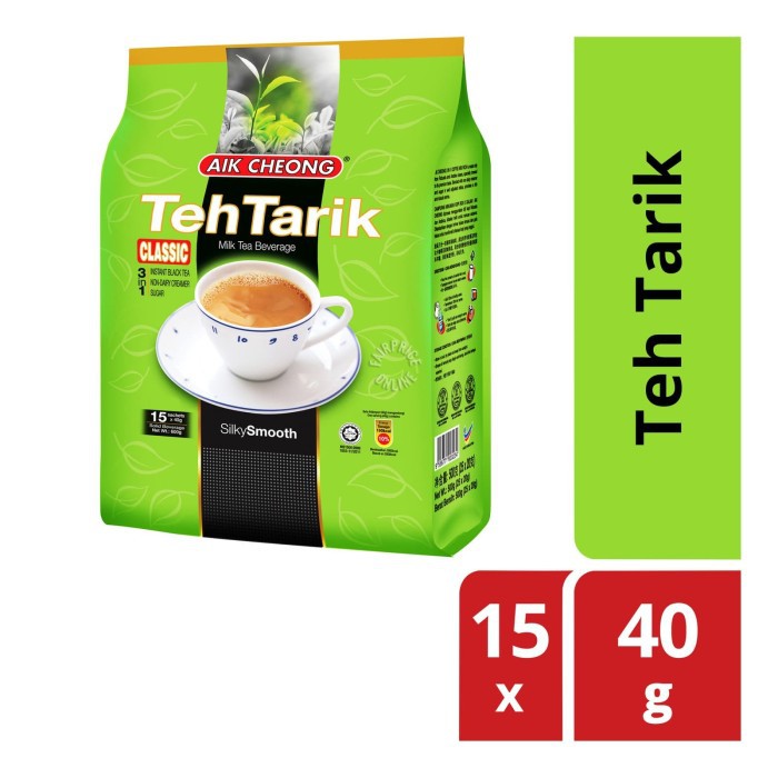 

AIK CHEONG TEH TARIK CLASIK Isi 15 sachets x 40gram