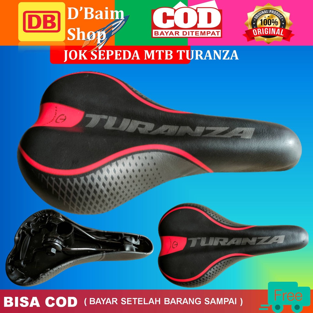 Jok Sepeda Super Murah TURANZA Sadel Sepeda BMX, MTB, FIXI Lipat