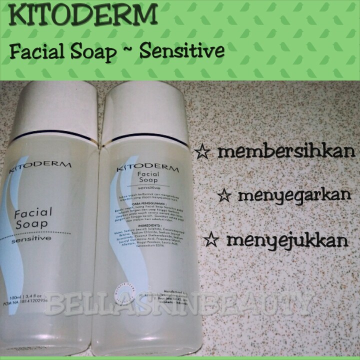 KITODERM FACIAL SOAP SENSITIVE | SABUN KULIT WAJAH SENSITIF BPOM