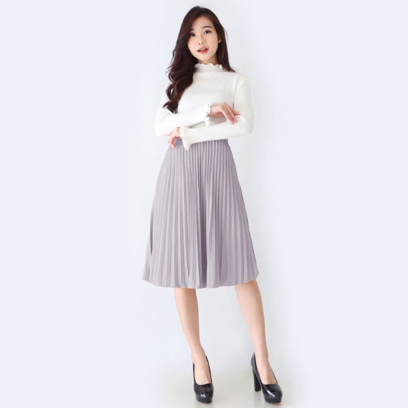 ROK PLISKET PENDEK - ROK WANITA SELUTUT