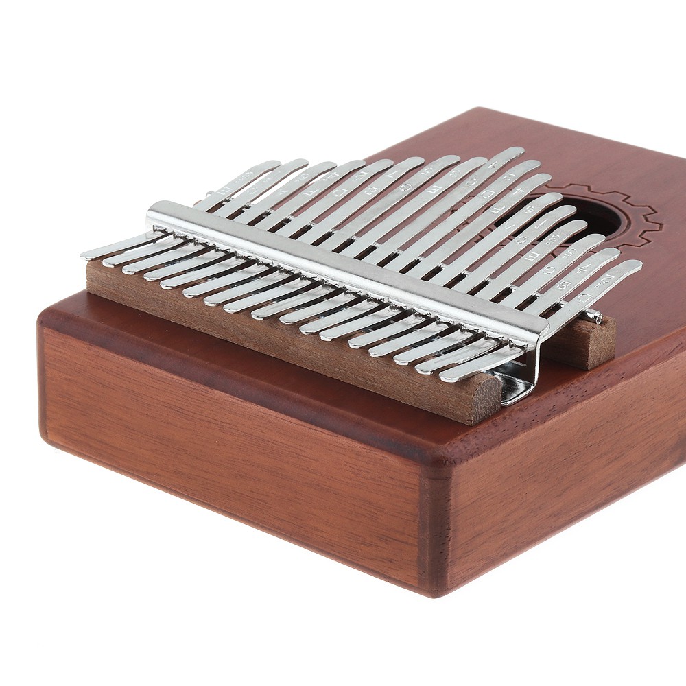 17 Key Kalimba Single Board Mahogany Thumb Piano Set Mbira Mini Keyboard