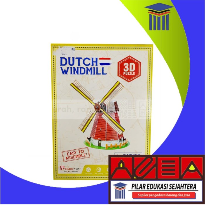 

MAINAN ANAK / PUZZLE 3D / CUBIC DUTCH WINDMILL (S3005h) MURAH