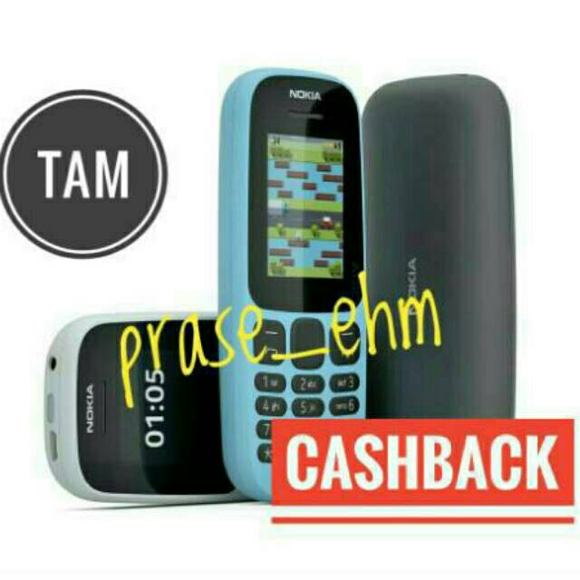HP Nokia 105 Garansi Resmi TAM  -  Dual SIM - Original