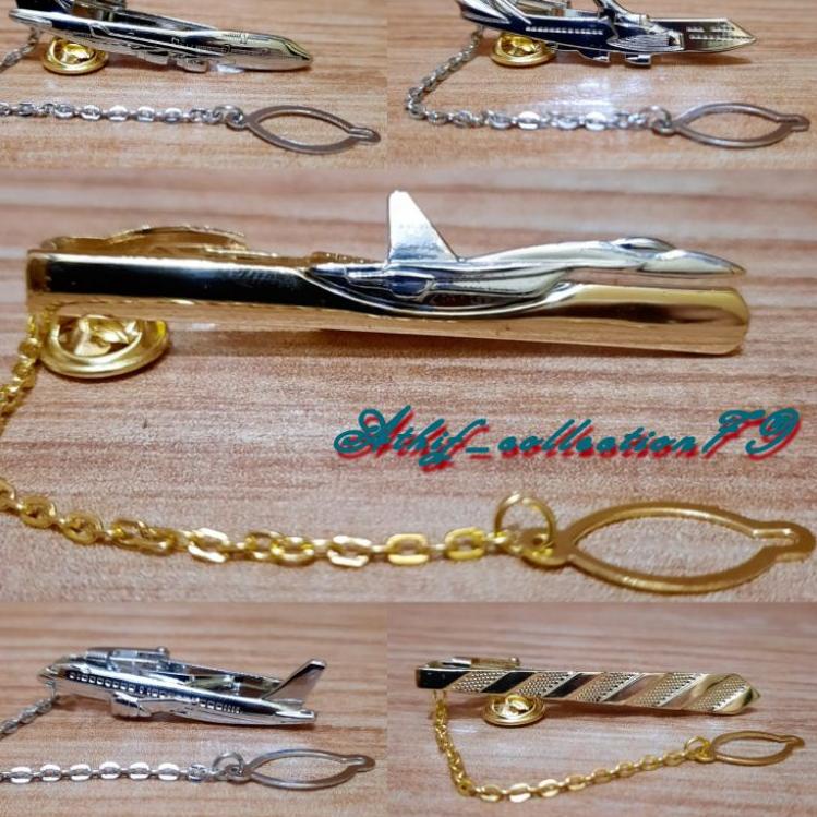⚡️9.9 SALE⚡️ Dasi Penjepit Dasi Silver Penjepit Dasi Silver Jepitan Dasi Pesawat 