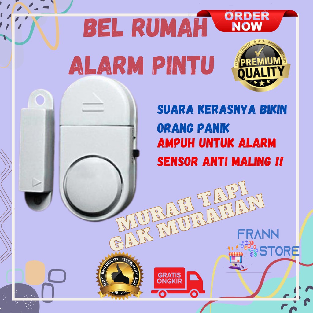 Bel Rumah Alarm Pintu Alarm Anti Maling Sensor Anti Maling Alat Pengaman Pintu Alarm door