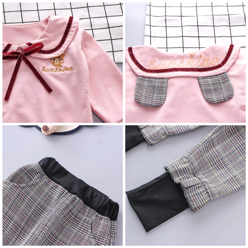 Baju Anak Perempuan GI187 Setelan Anak Perempuan