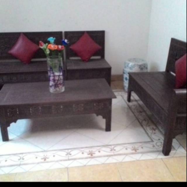 Preloved kursi jati ruang tamu