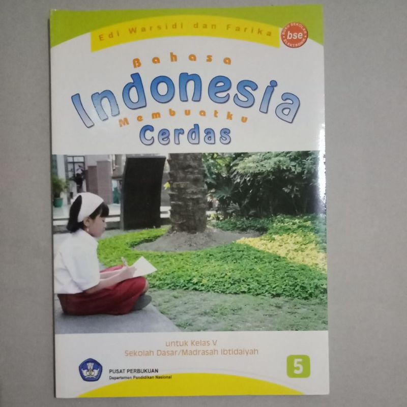 Buku bse Bahasa Indonesia Membuatku Cerdas 5  SD