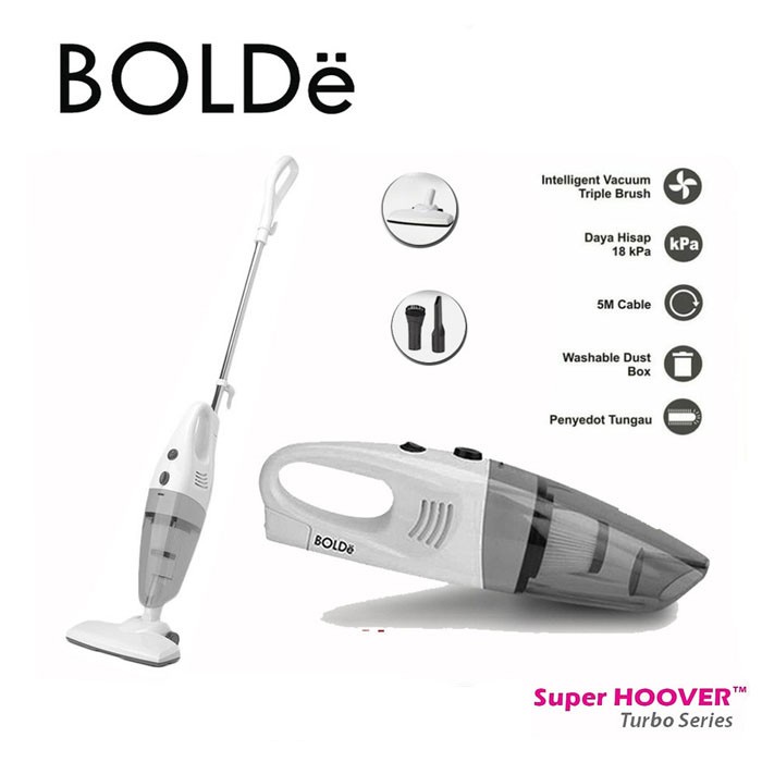Bolde Super Hoover Turbo Power 2 in 1 Vacuum Cleaner