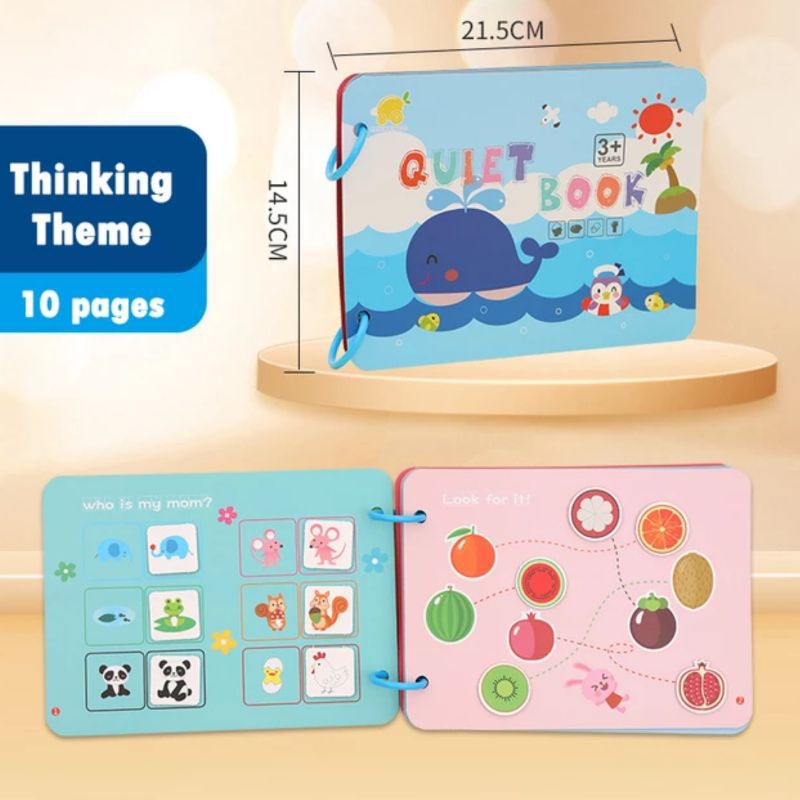 Busy Book Quiet Book Activity Book Anak