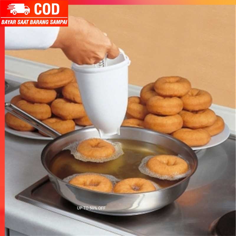 (100% BARANG ORI) VOGVIGO Alat Pembuat Adonan Donat DIY Drop Donut Maker Tool - JJYE02