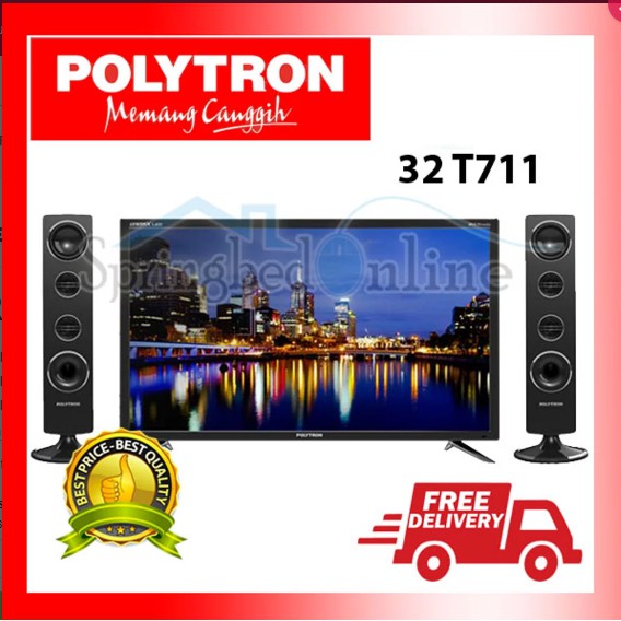 LED TV POLYTRON 32 Inch PLD 32T711 HARGA PABRIK