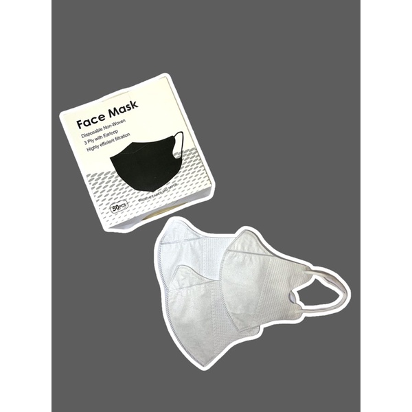 [CASHBACK 5%] Masker DUCKBILL face mask ada garis hidung isi 50 warna