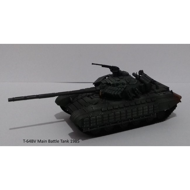 Diecast Militer Model Collect 1/72 Soviet Army T-64BV Main Battle Tank - 1985